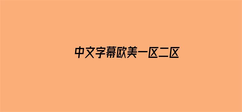 >中文字幕欧美一区二区三区不卡横幅海报图